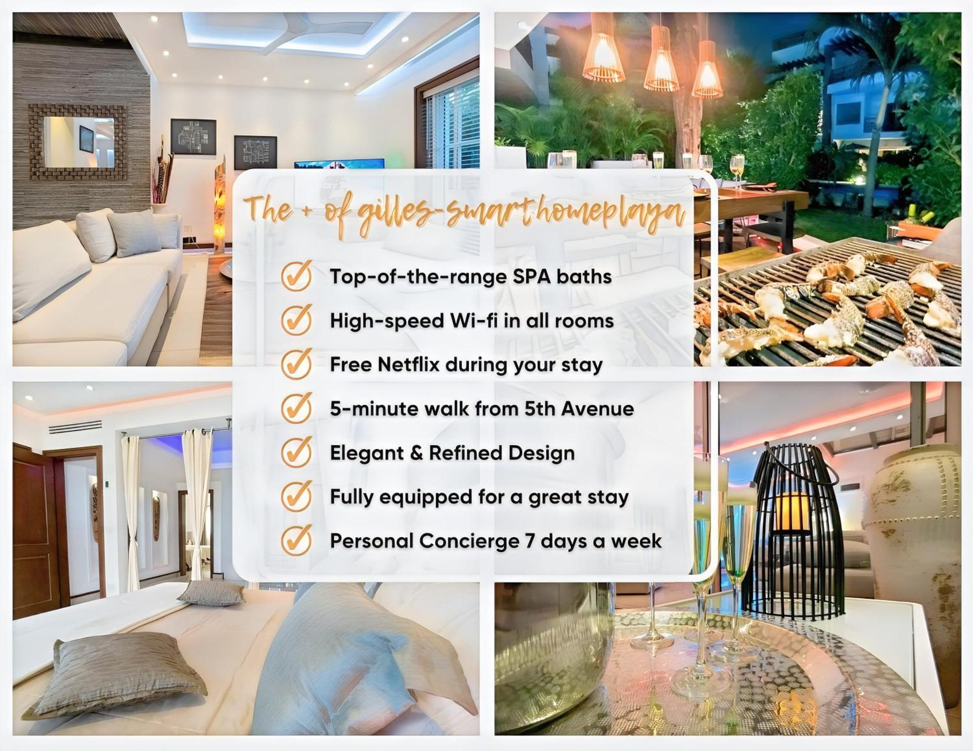 Luxury Duplex -4 Pers- 2Mn Beach&5Th Av, Pool, Gym ปลายาเดลการ์เมน ภายนอก รูปภาพ